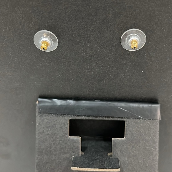 Gold Plated Hammered Look Hoops - Picture 3 of 6